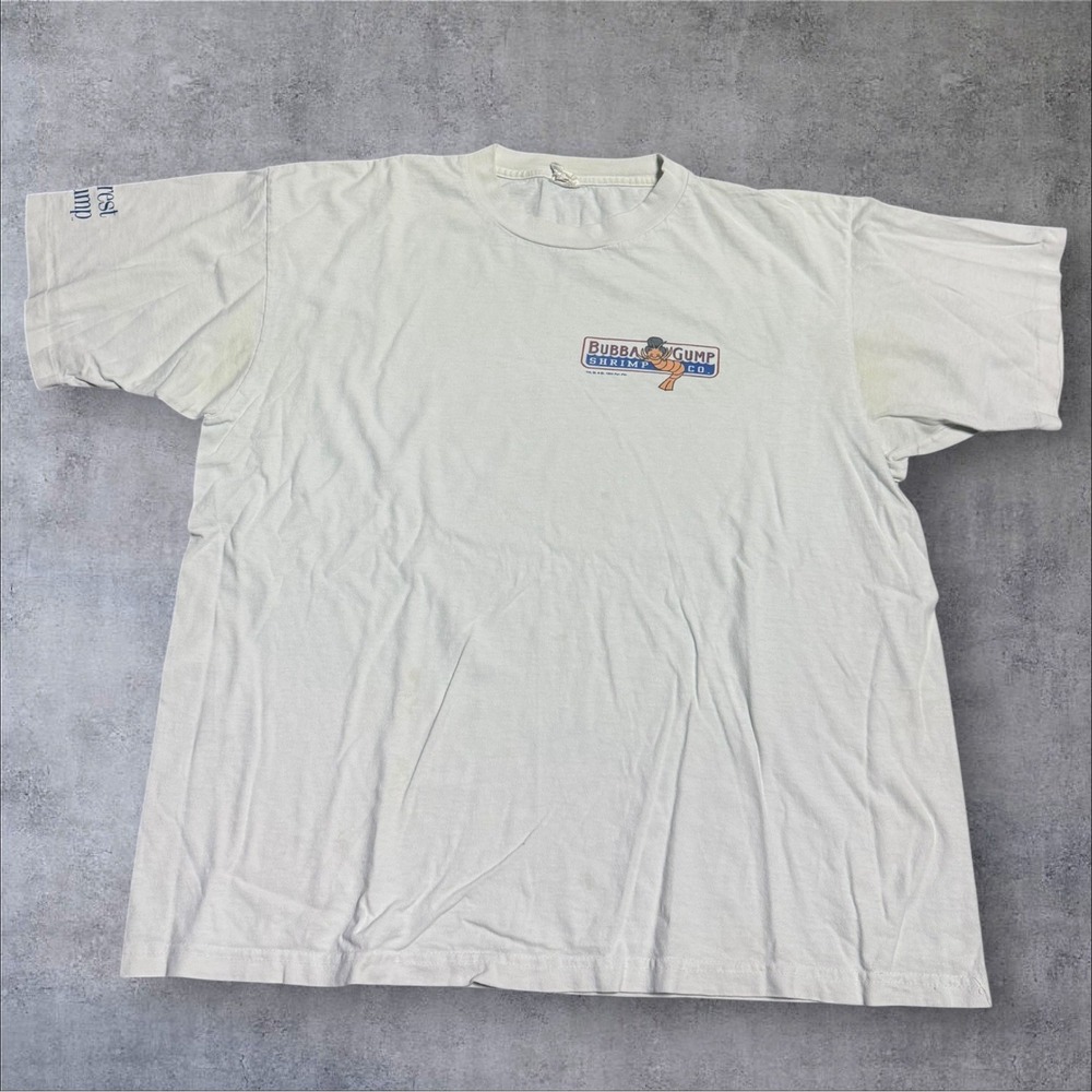 Vintage Forrest Gump T-Shirt 90s Movie Promo Bubba Gump Shrimp Adult Xl